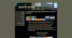 Desktop Screenshot of billsmufflerandbrake.com